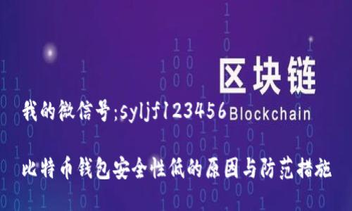 我的微信号：syljf123456

比特币钱包安全性低的原因与防范措施